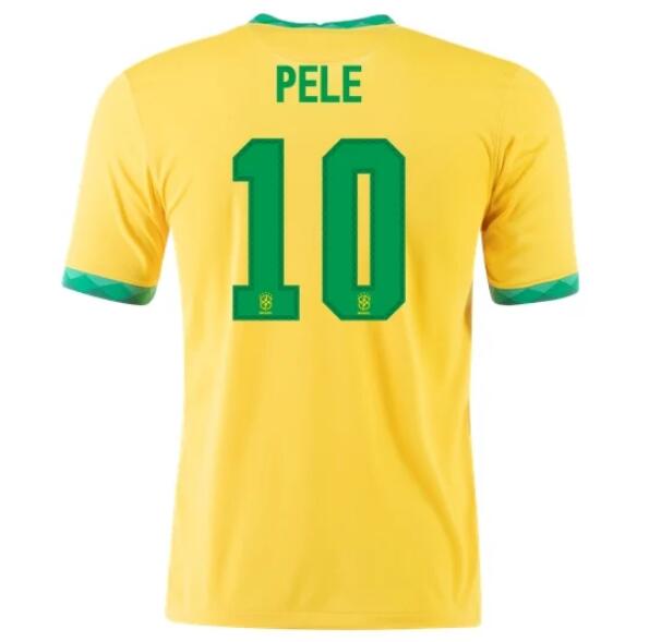 2020 Brazil Home Kit Soccer Jersey PELÉ 10